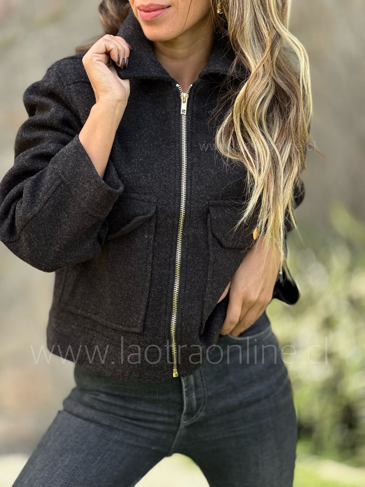 Chaqueta Seúl negro