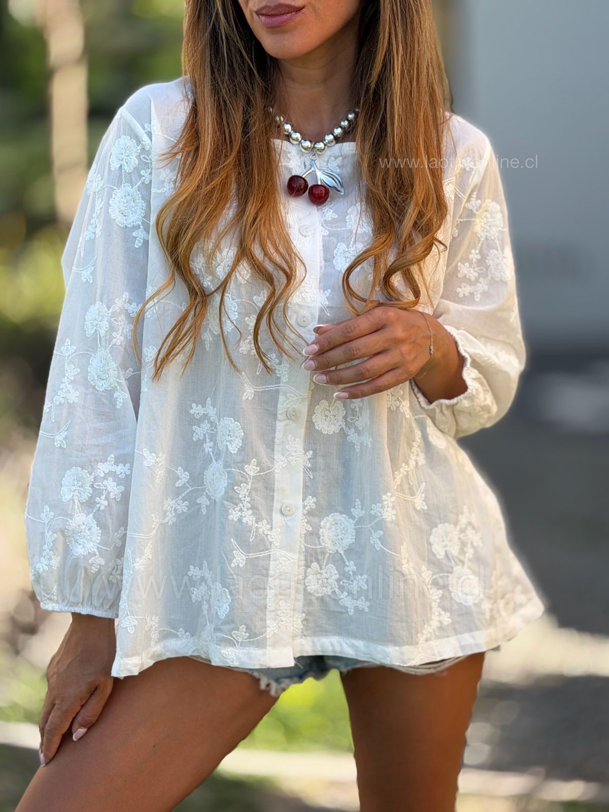 Blusa Celine blanco