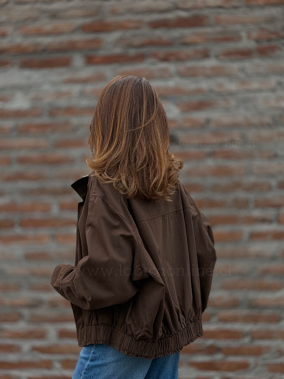 Chaqueta Gabardina Sol choco
