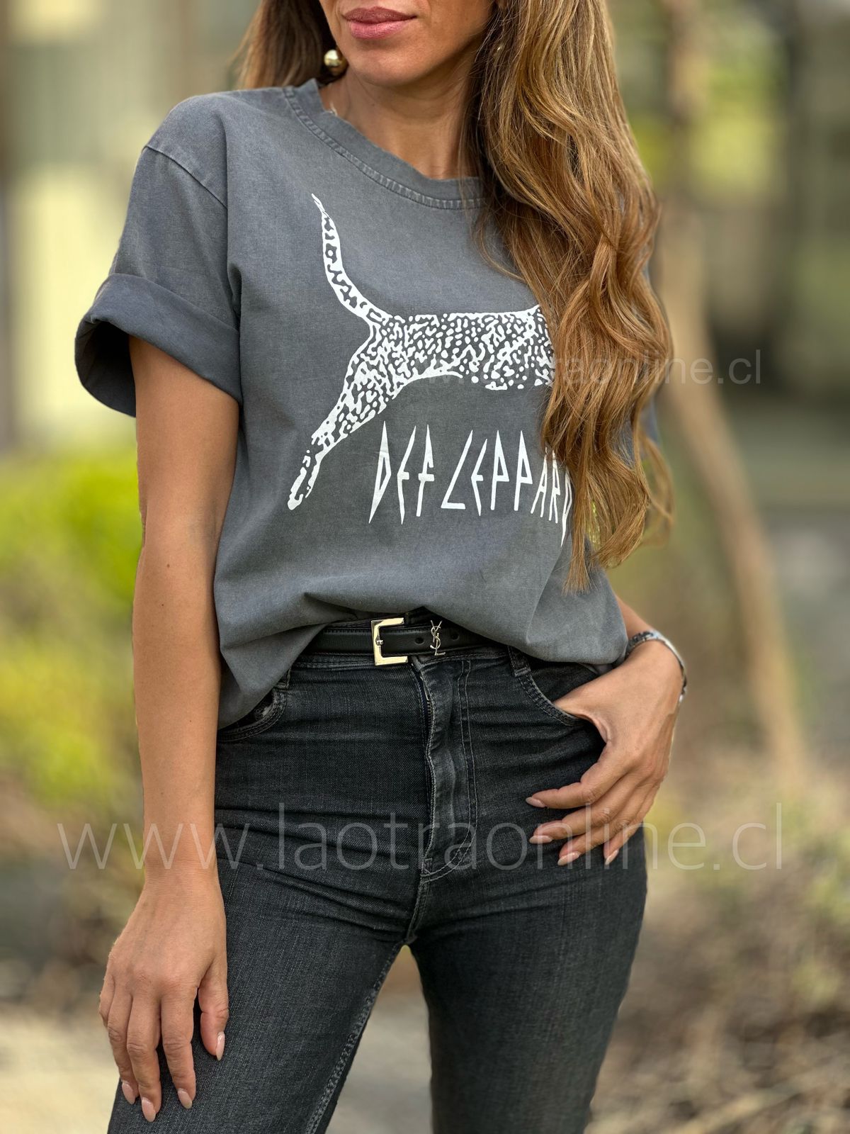 Polera Jungla gris