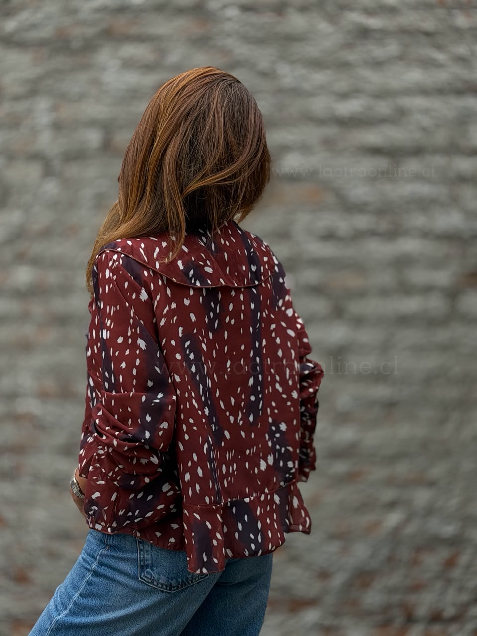 Blusa Viena marrón claro
