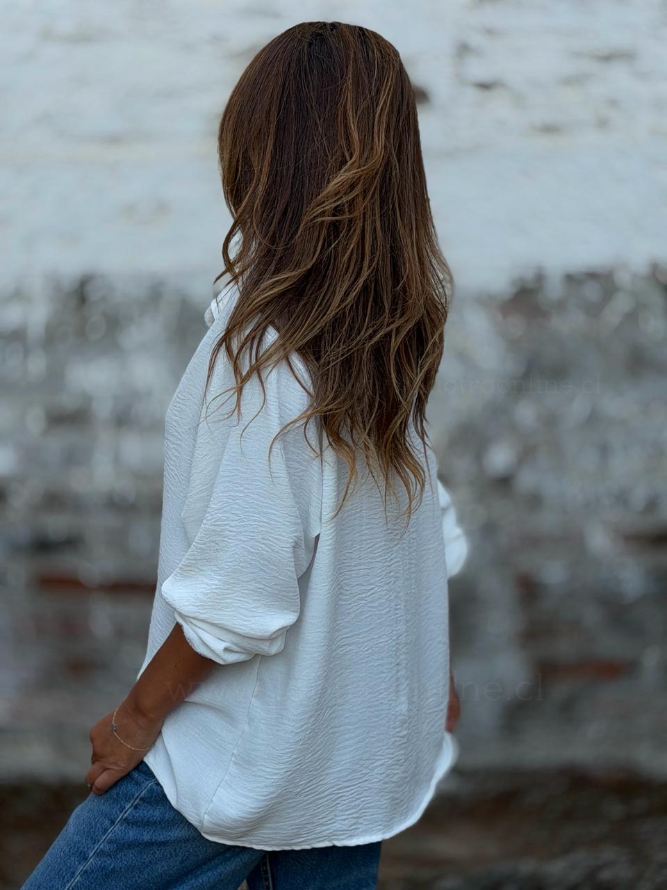 Blusa Polonia blanco