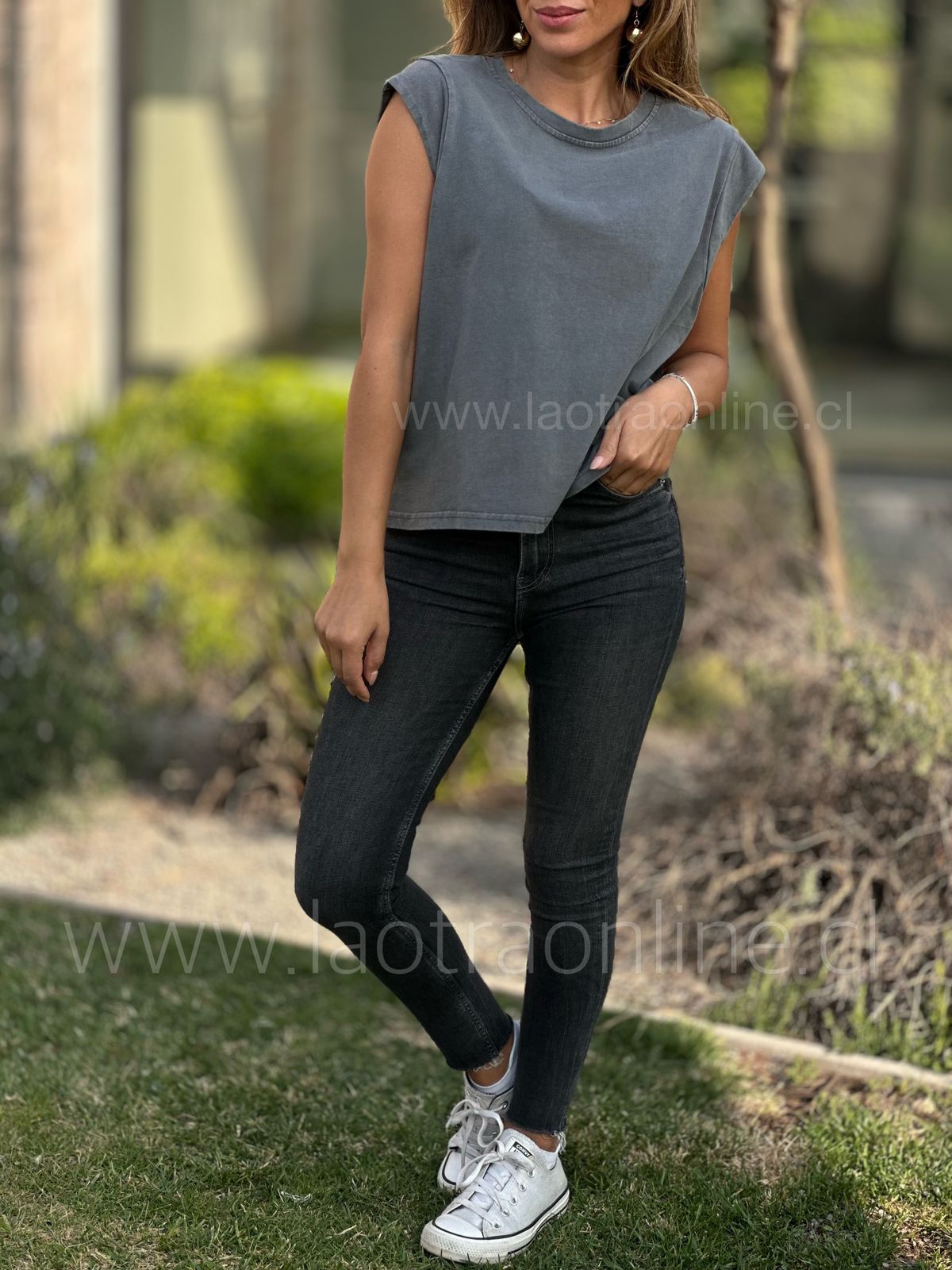 Polera Saona gris/marengo
