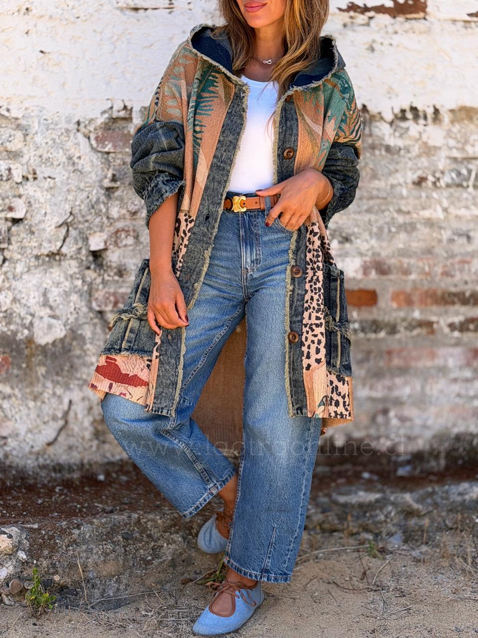 Chaqueta Picasso camel/calipso