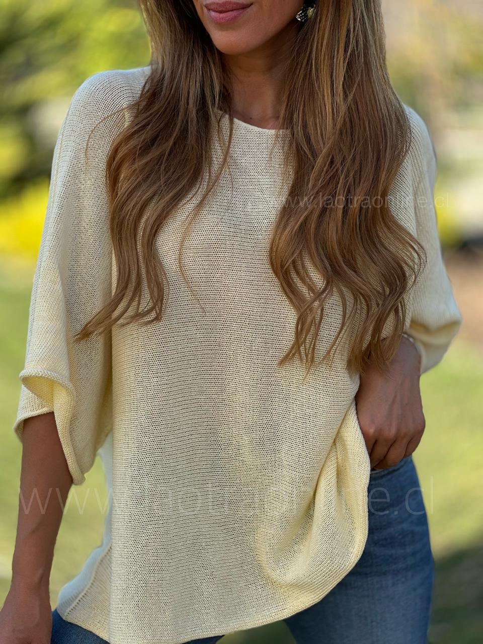 Sweater Pucón mantequilla