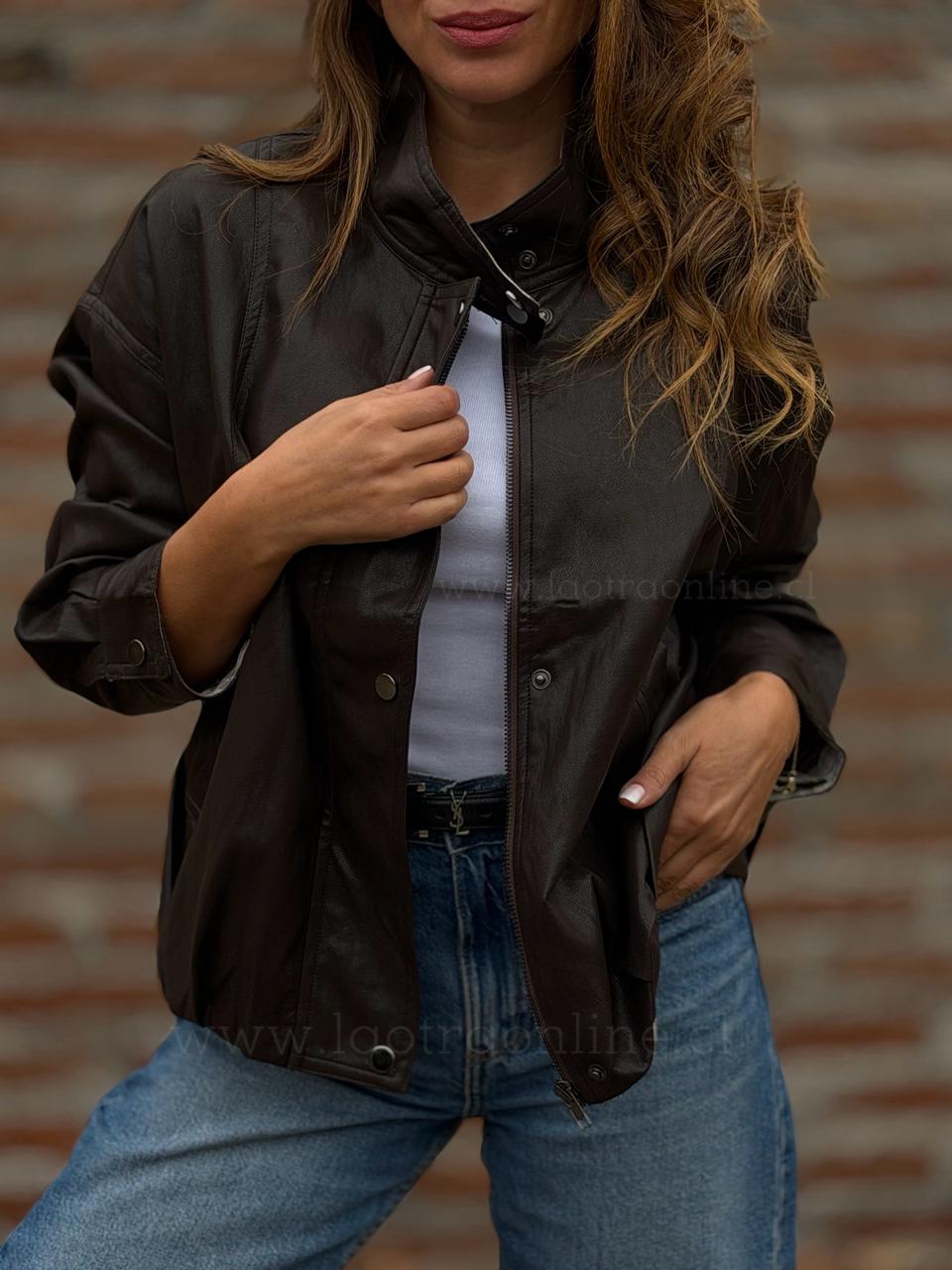 Chaqueta Harrington tendencia negro