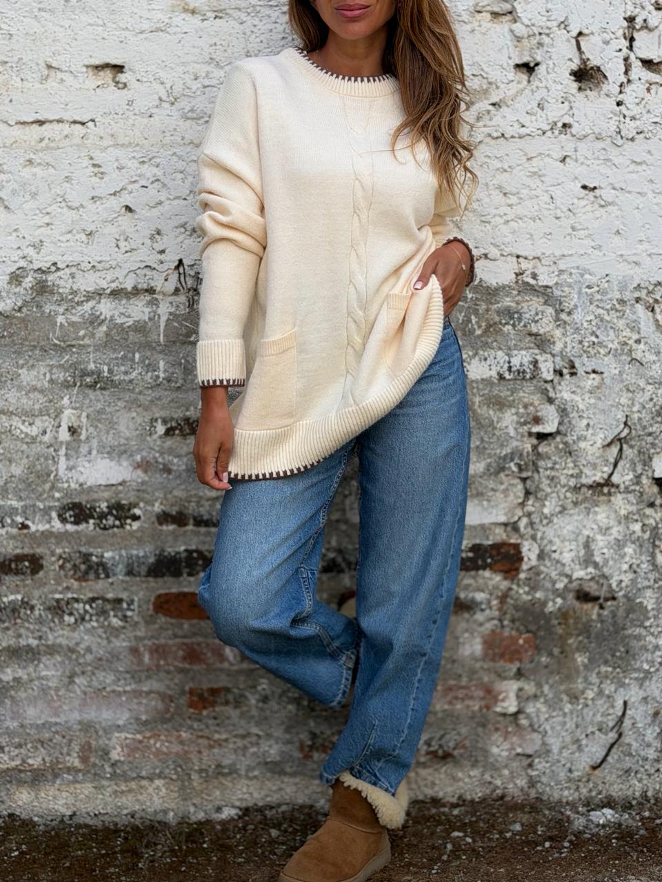 Sweater Palermo crema