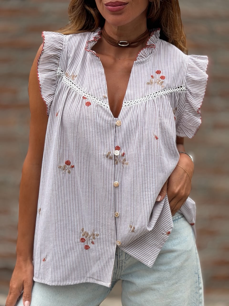 Blusa Nevada gris