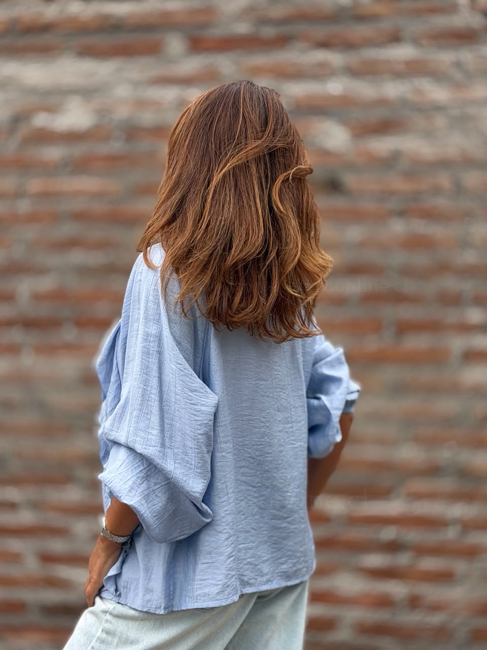 Blusa Memphis celeste