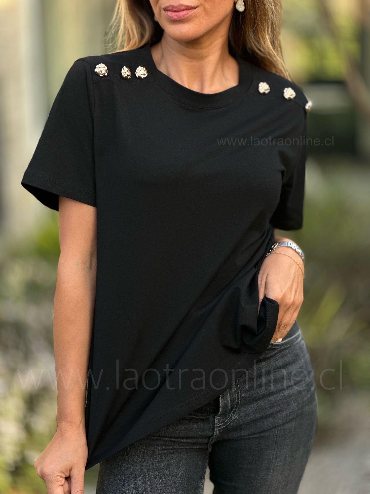 Polera Barbados negro