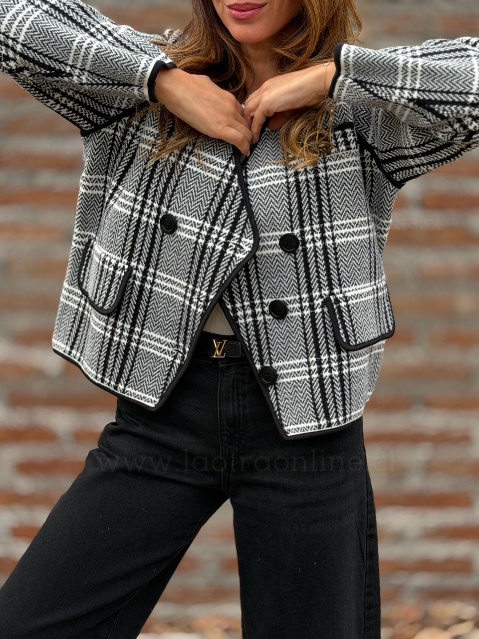 Abriguito/Blazer Cambridge negro