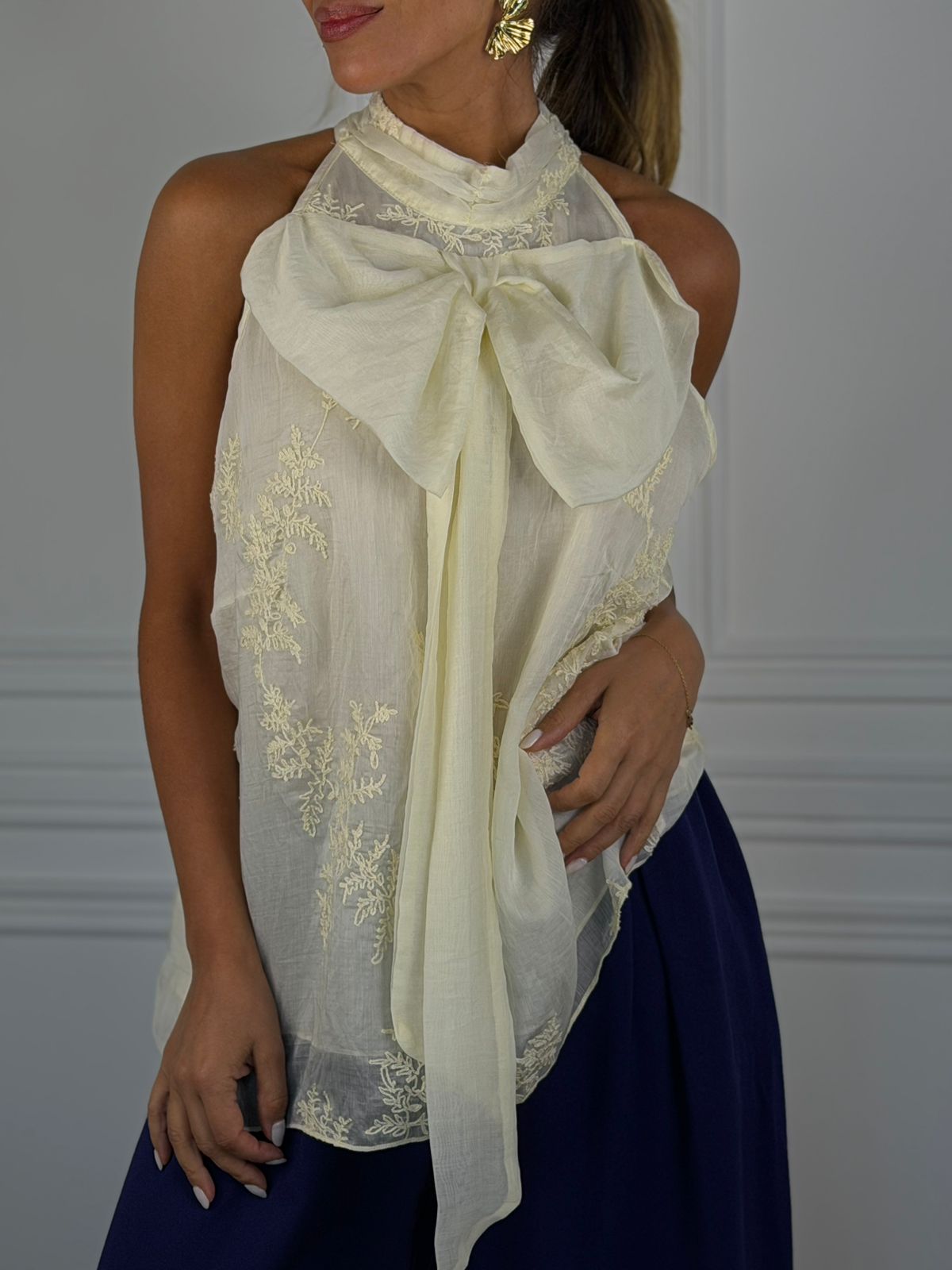 Blusa Dunquerque beige