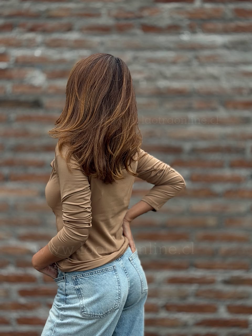 Polera Catarina camel