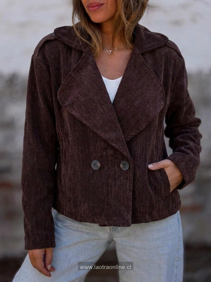 Chaqueta Curazao marrón