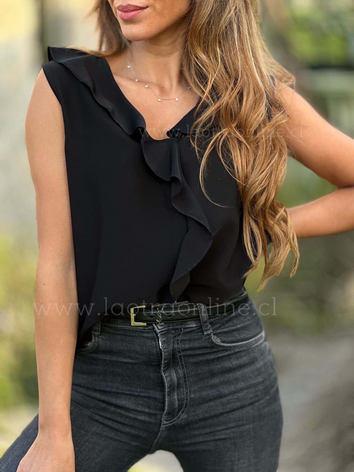 Polera Francesa negro