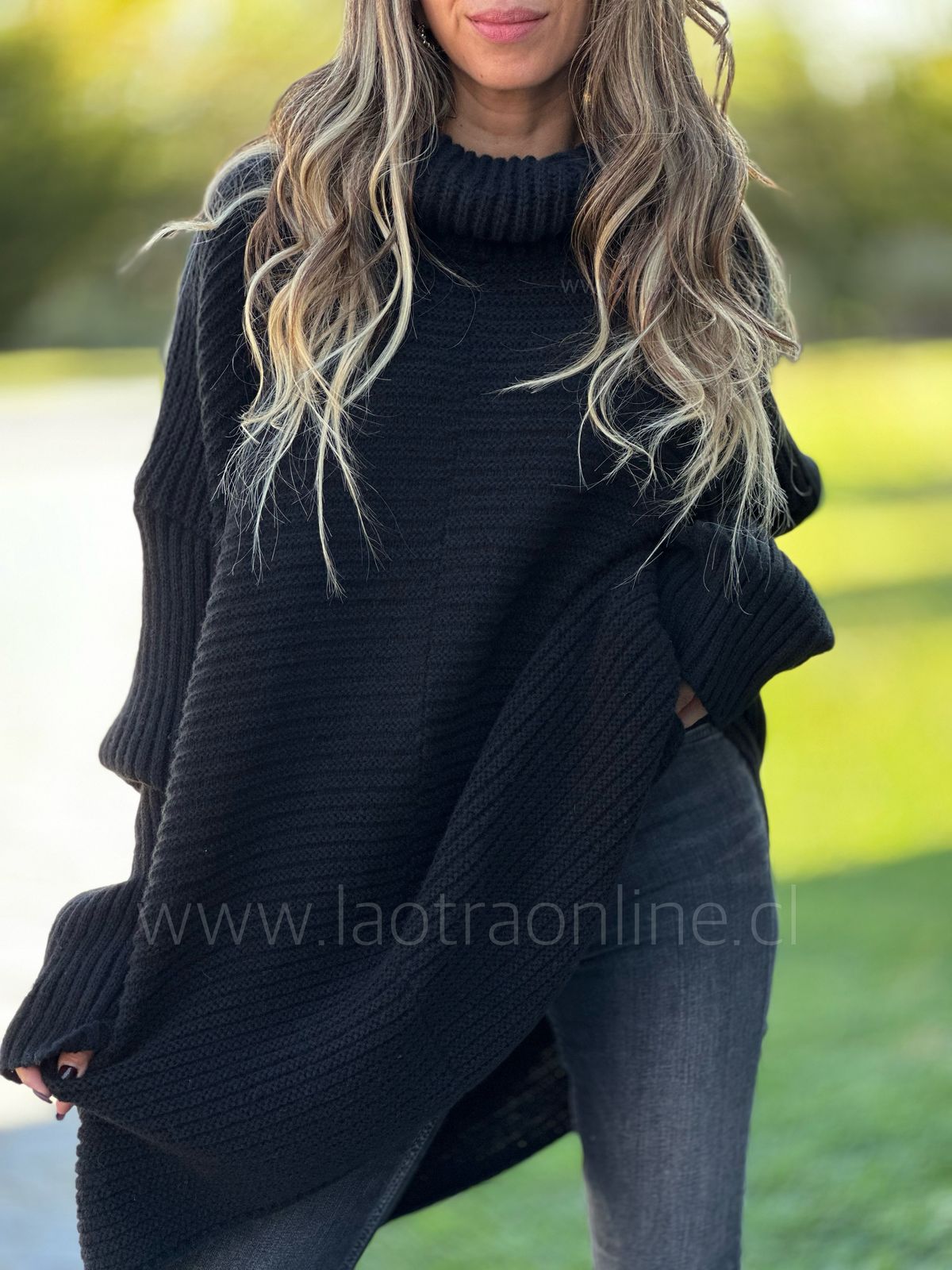 Oversize Italia negro