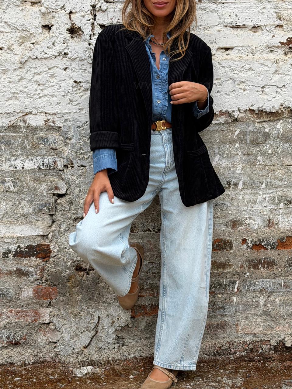 Blazer Cotele negro