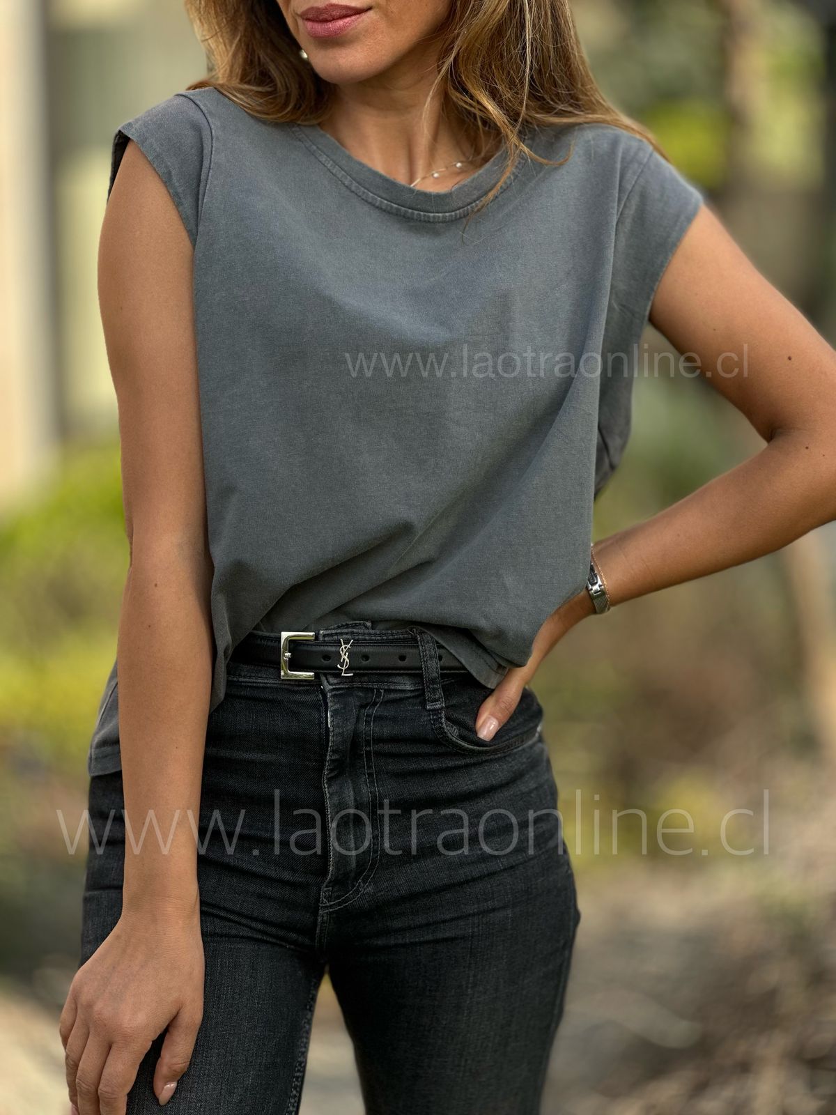 Polera Saona gris/marengo