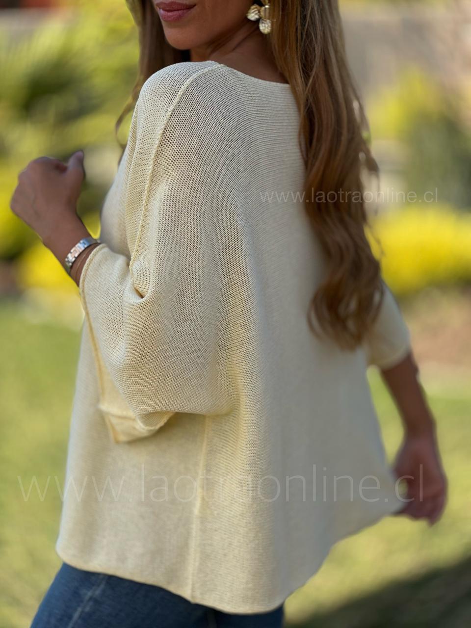 Sweater Pucón mantequilla