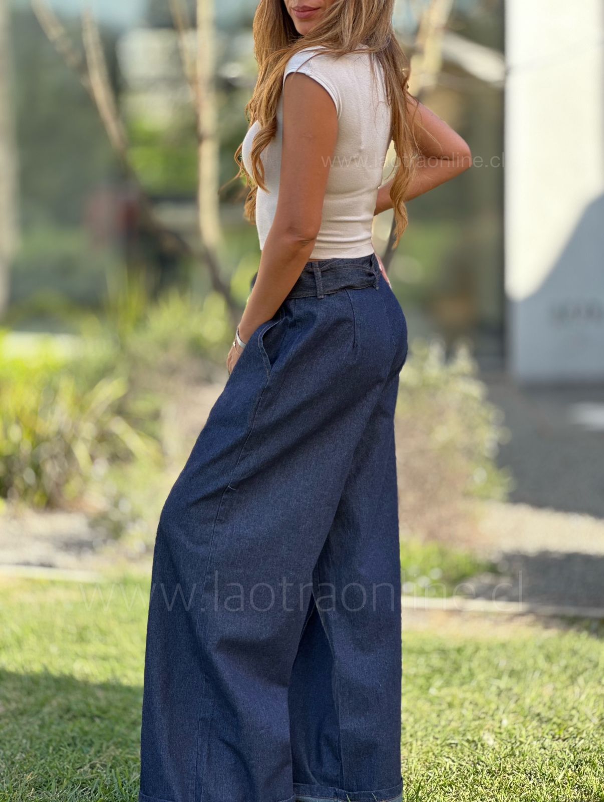 Pantalón Sastrero azul