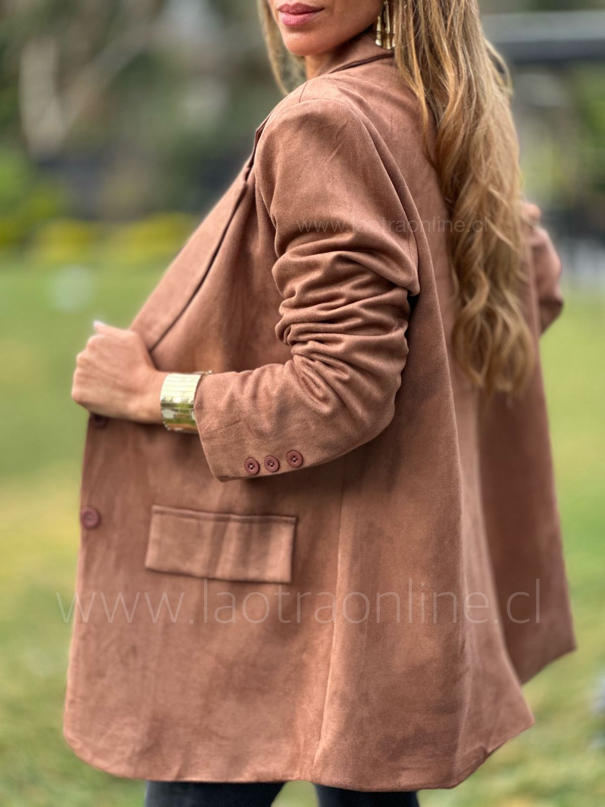 Blazer forrado Suede toffe