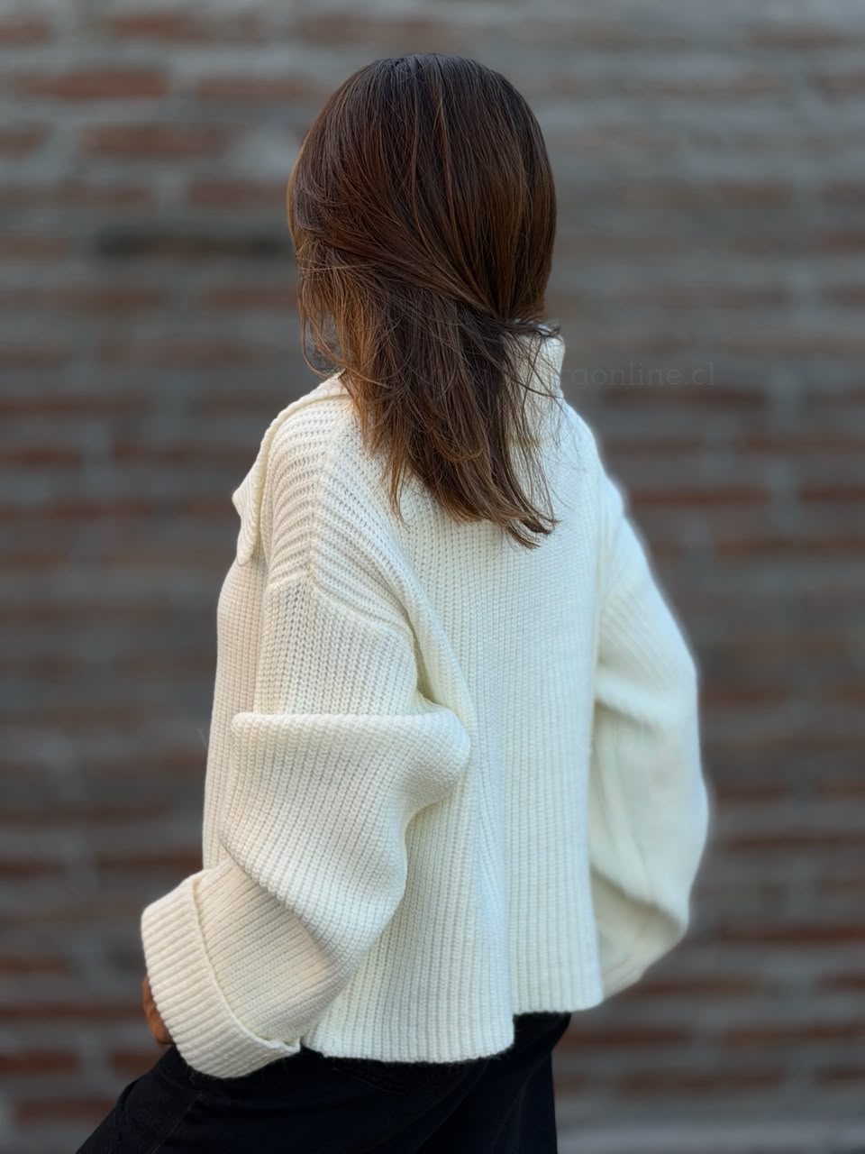 Chaleco Magnolia crema