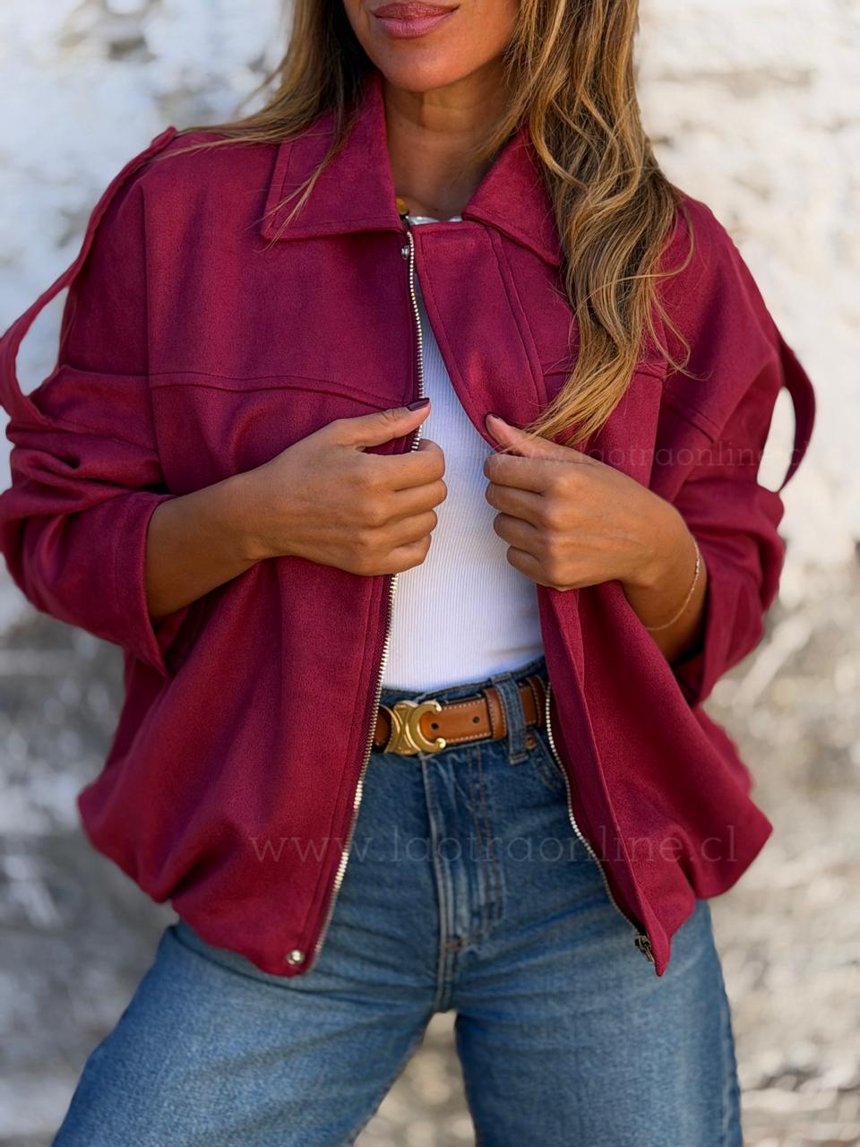 Chaqueta Calgary cherry