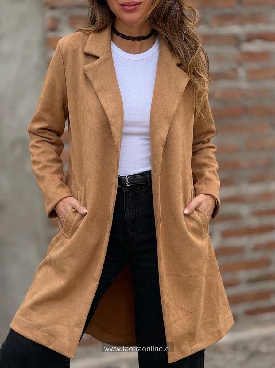 Abrigo Gamucina camel