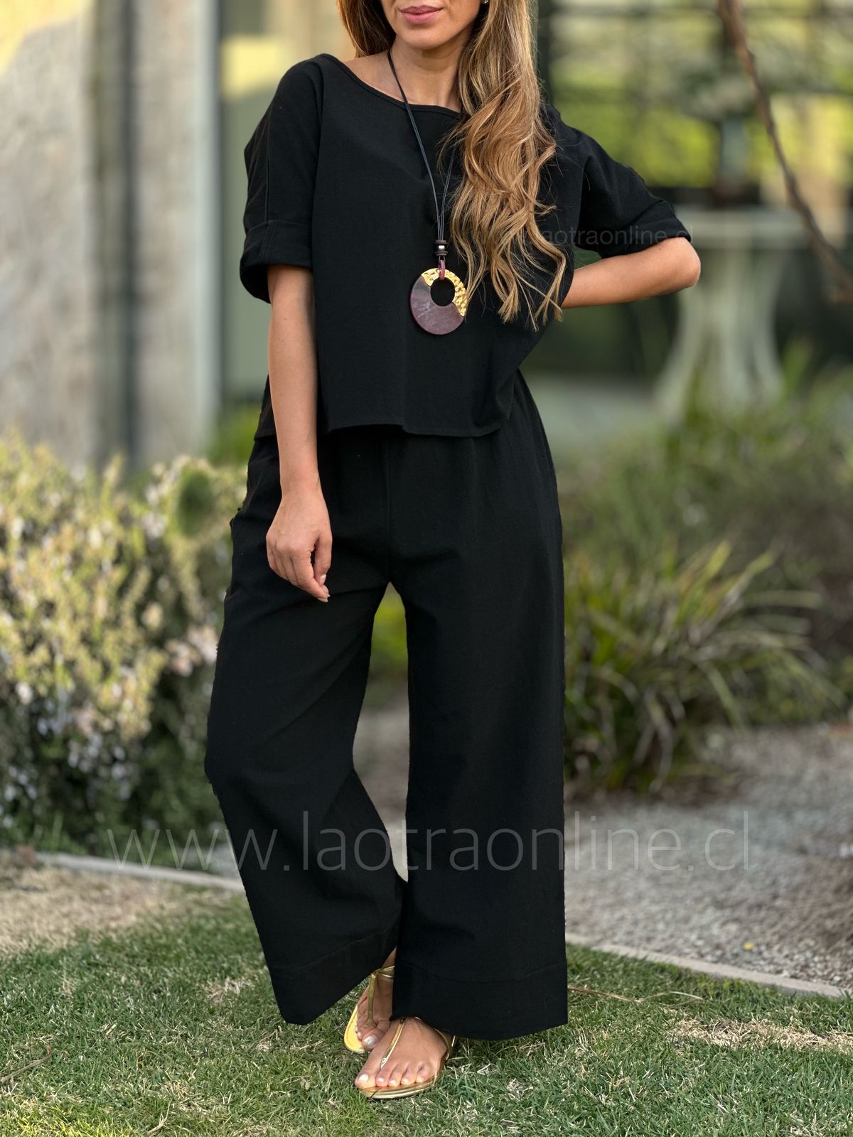 Conjunto Mikonos negro