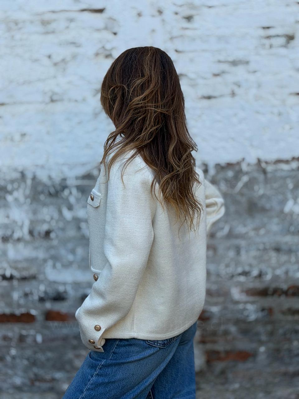 Blazer Militar crema