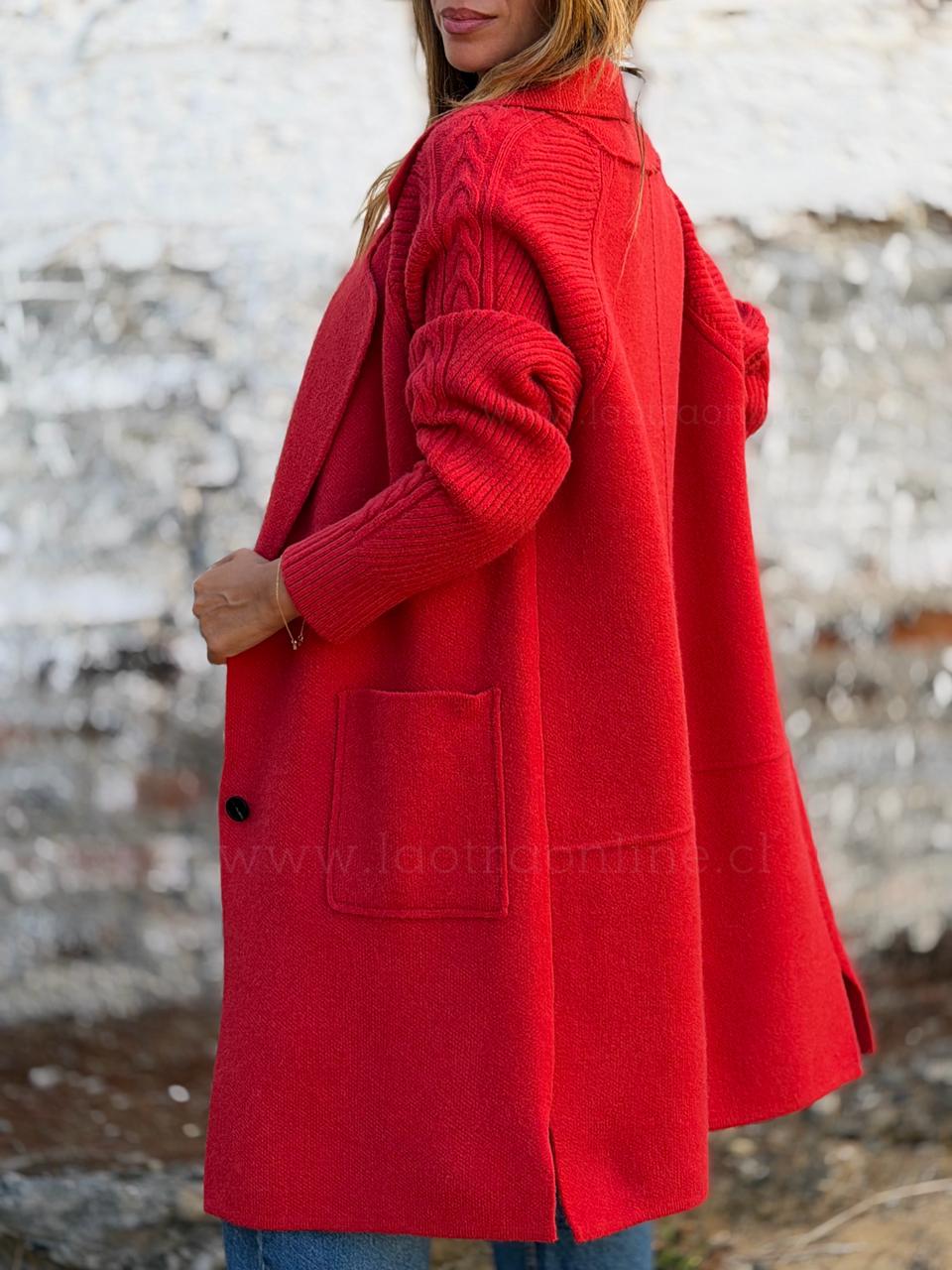 Abrigo Cleopatra rojo