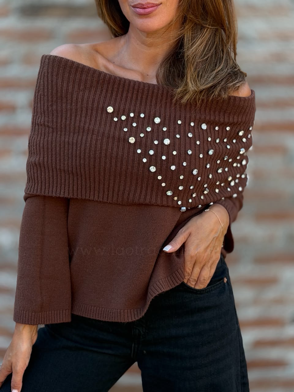 Sweater Glamoroso choco
