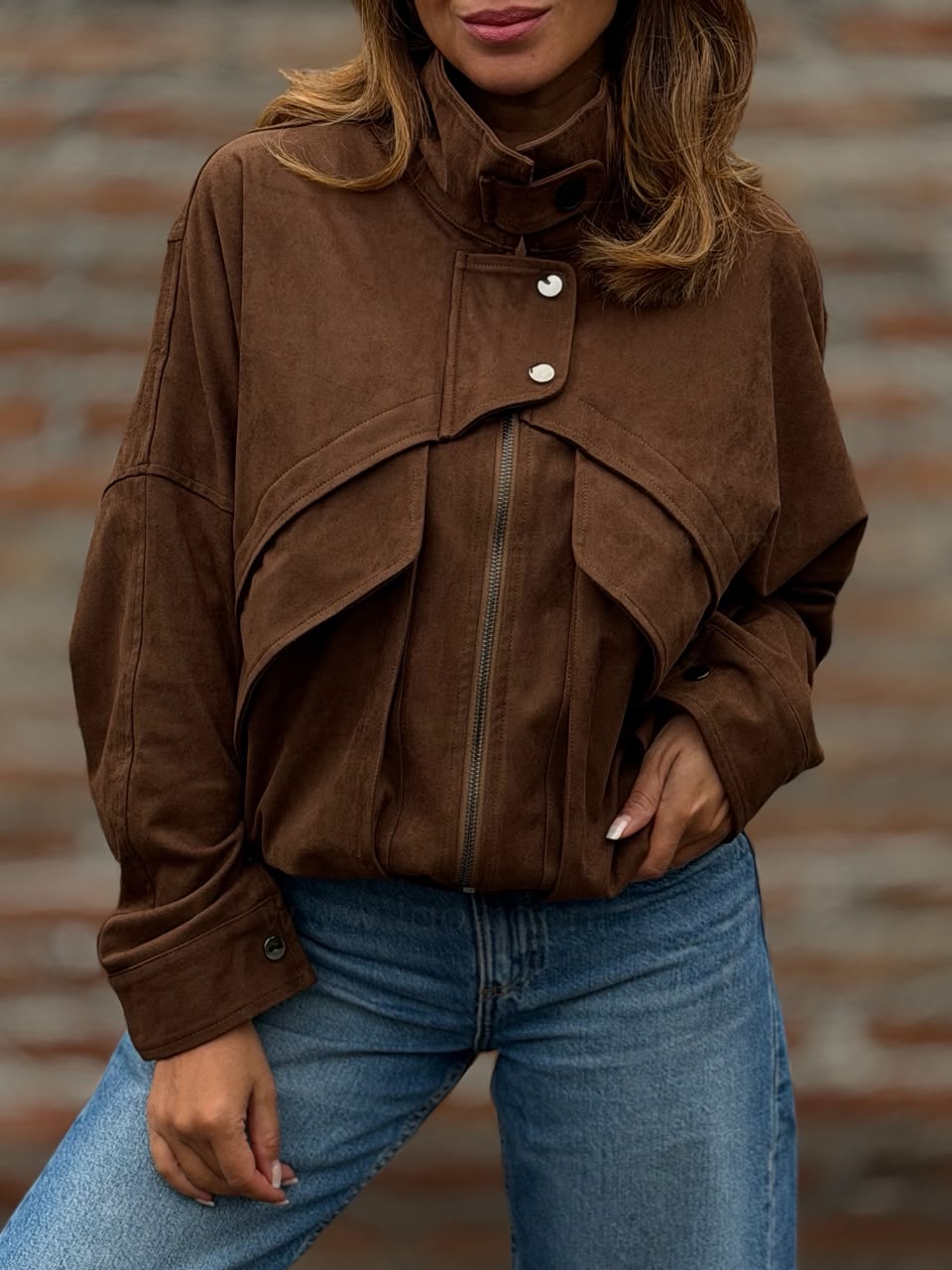 Chaqueta Glamour marrón