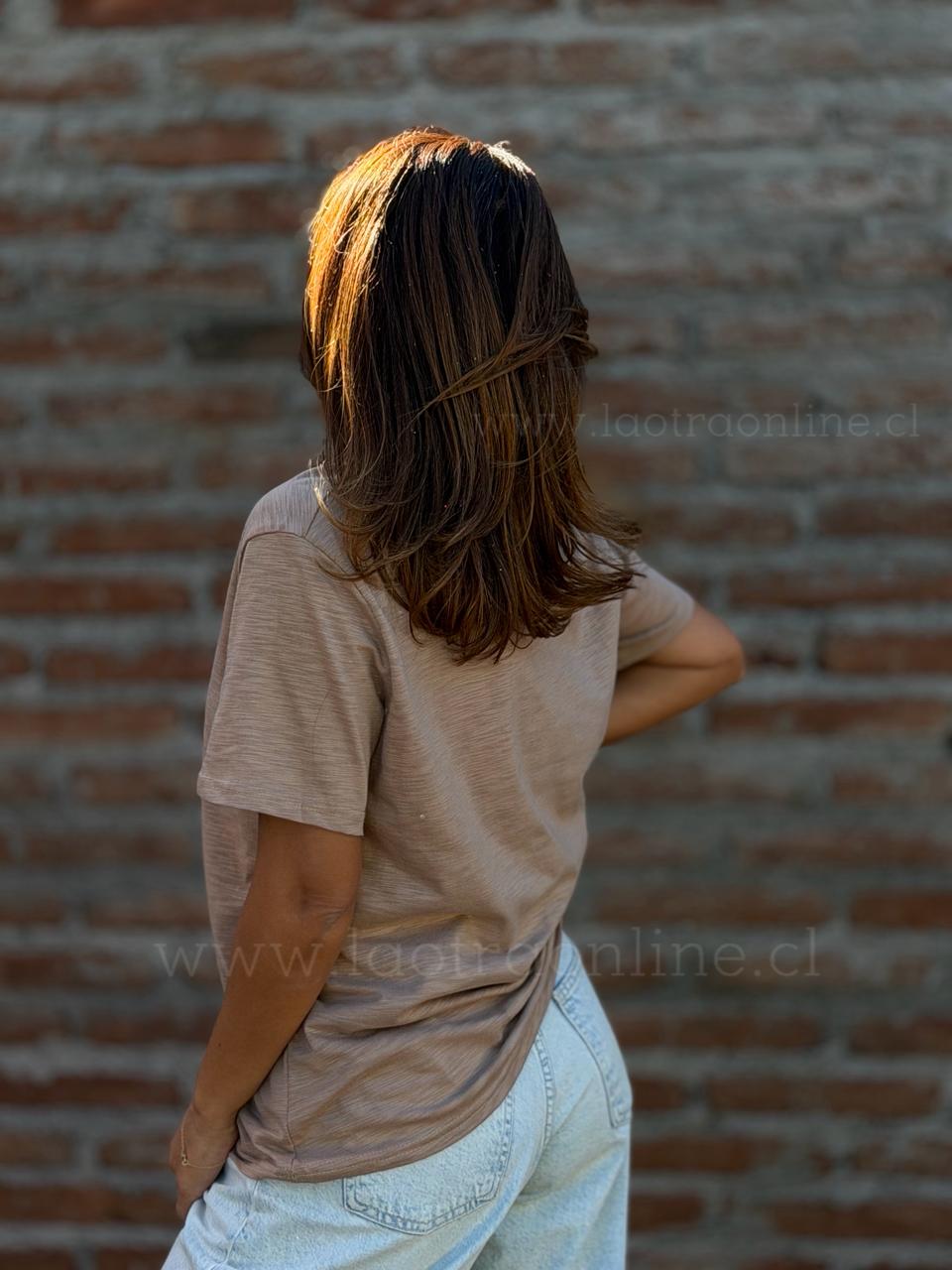 Polera Madrid camel