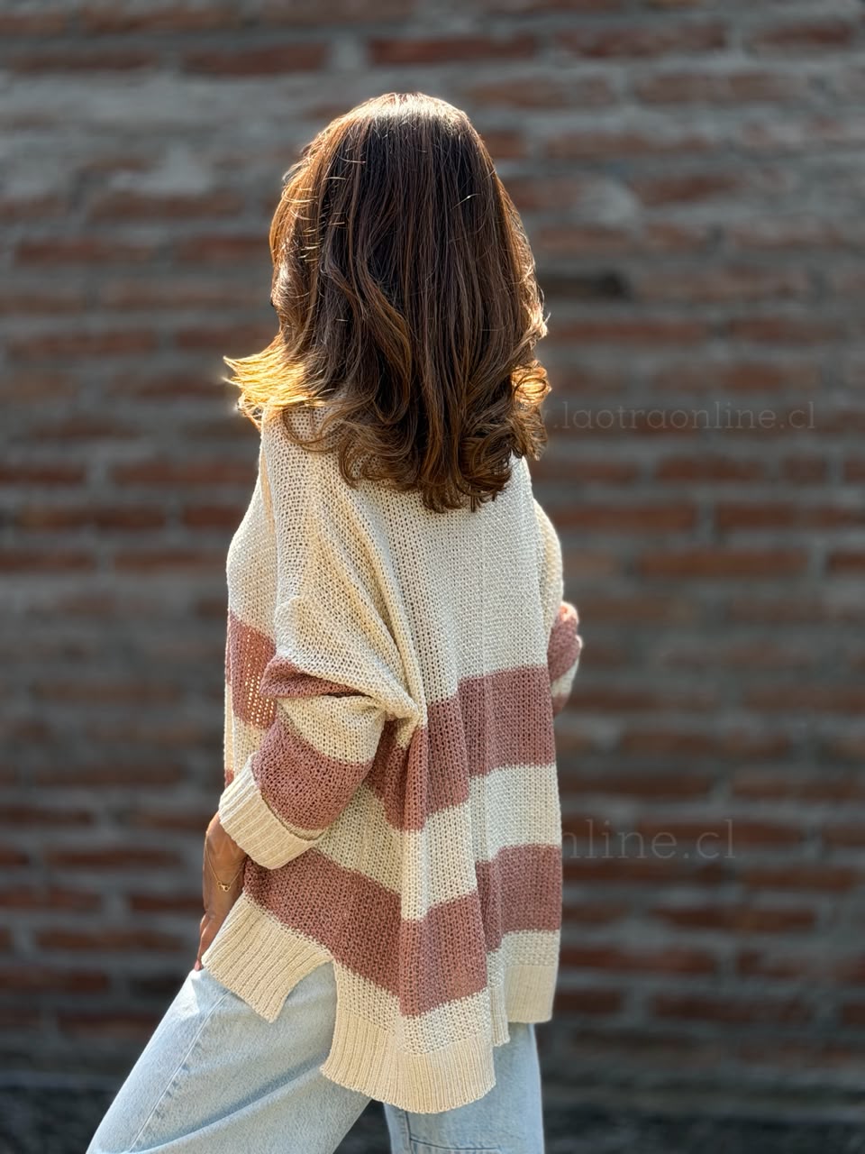 Sweater Fantástico palo rosa
