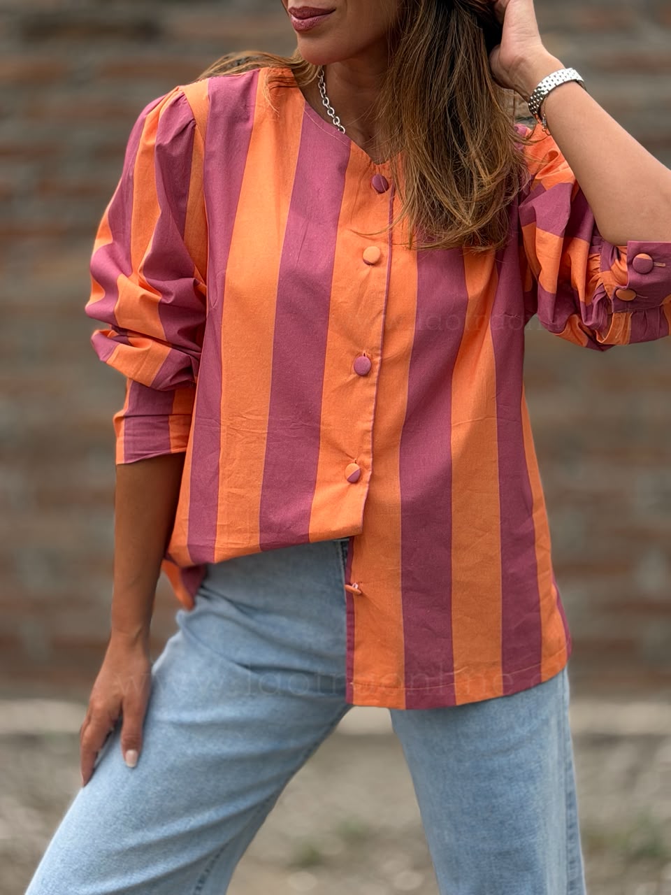 Blusa Roma naranja