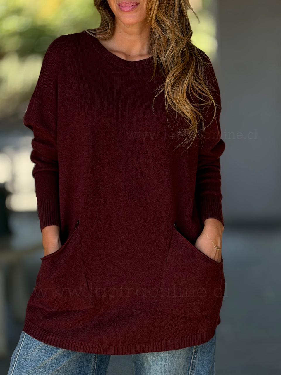 Sweater Holanda Burgundi