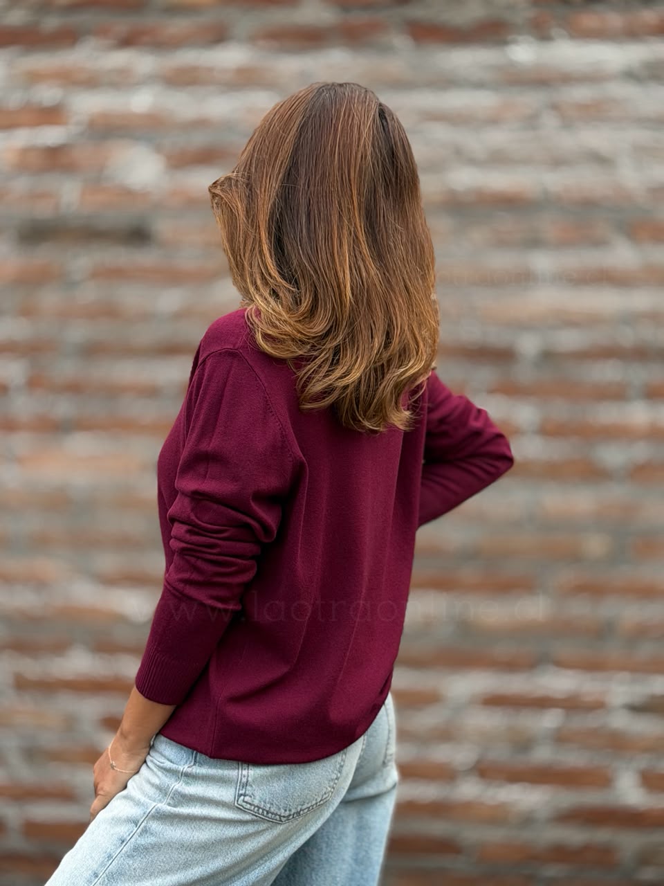 Sweater Varsovia cherry