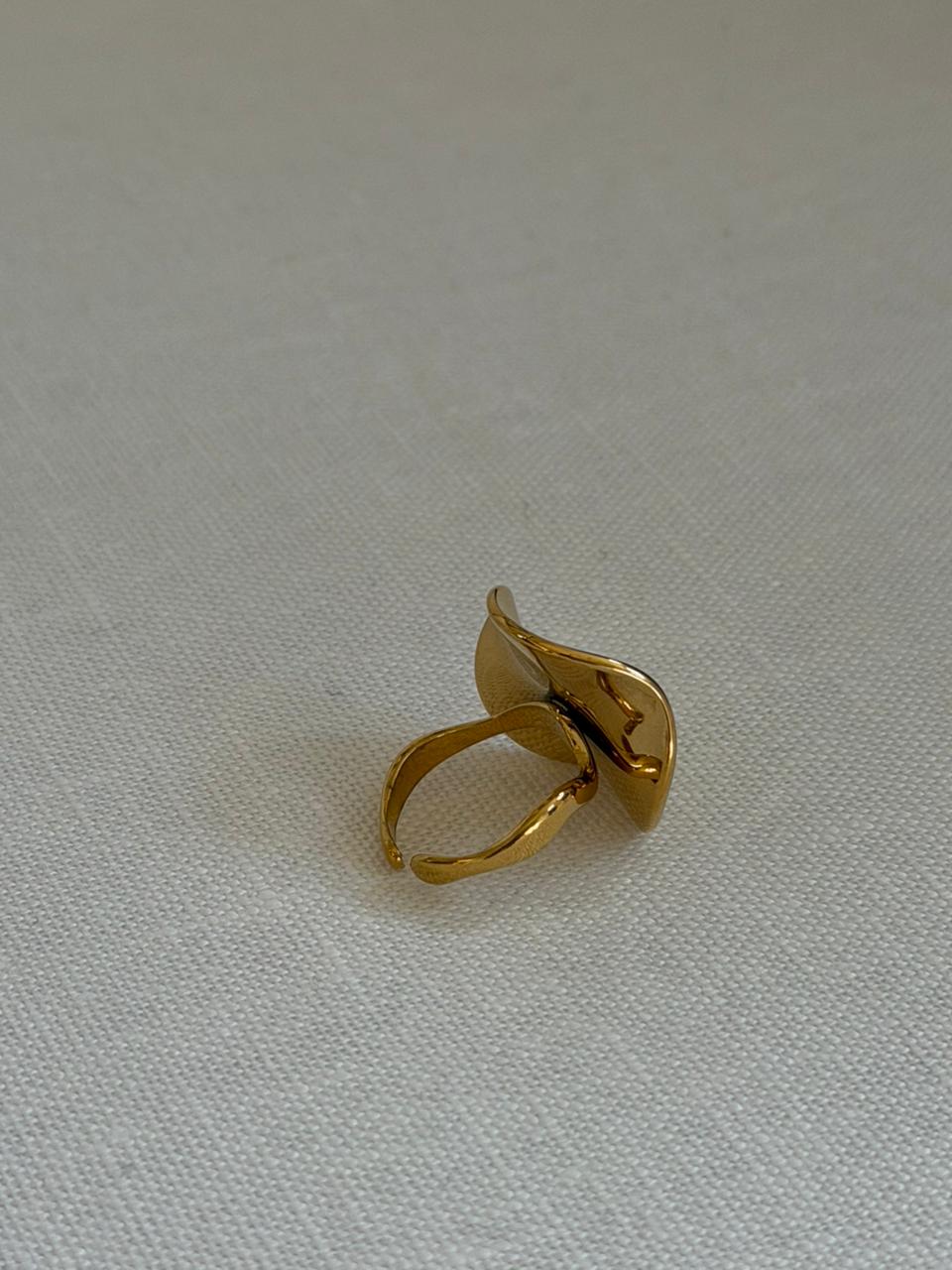 Anillo ajustable dorado