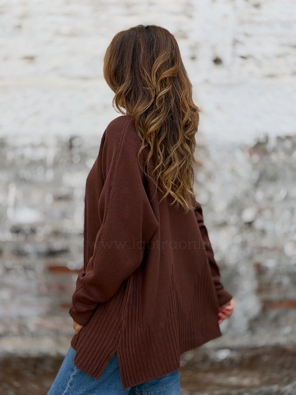 Sweater Georgia marrón