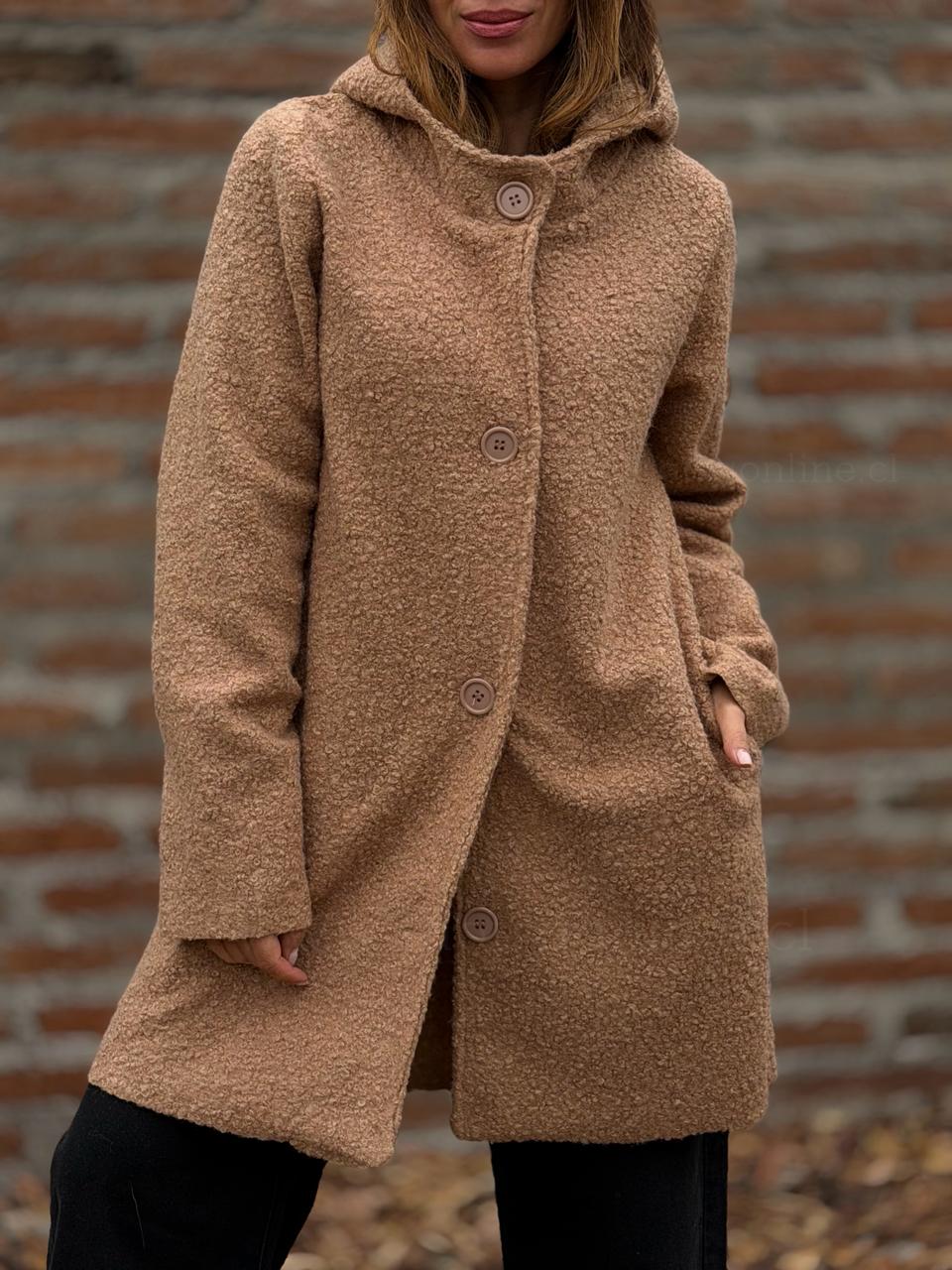 Abrigo Boucle camel