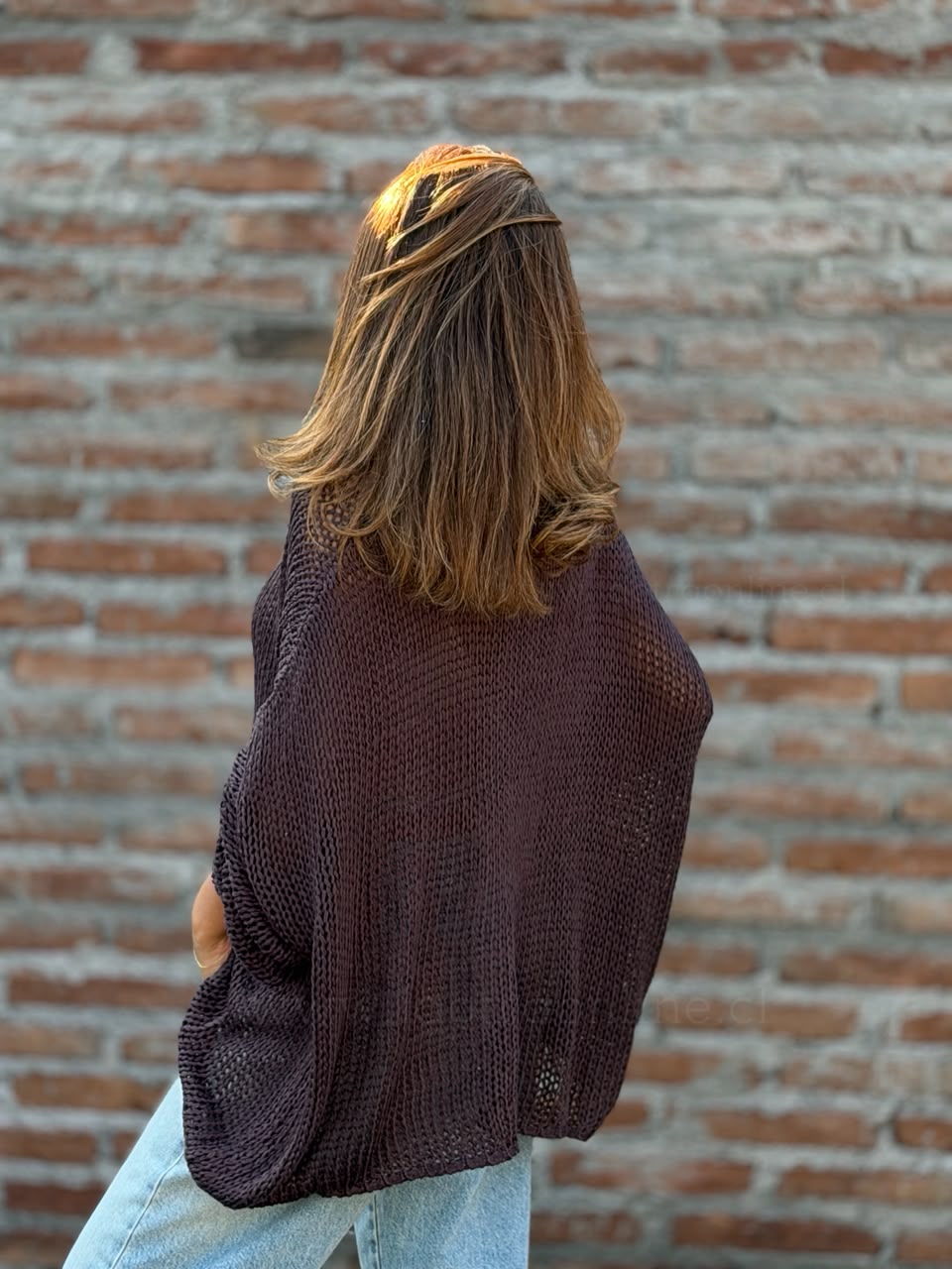 Sweater Wow marrón