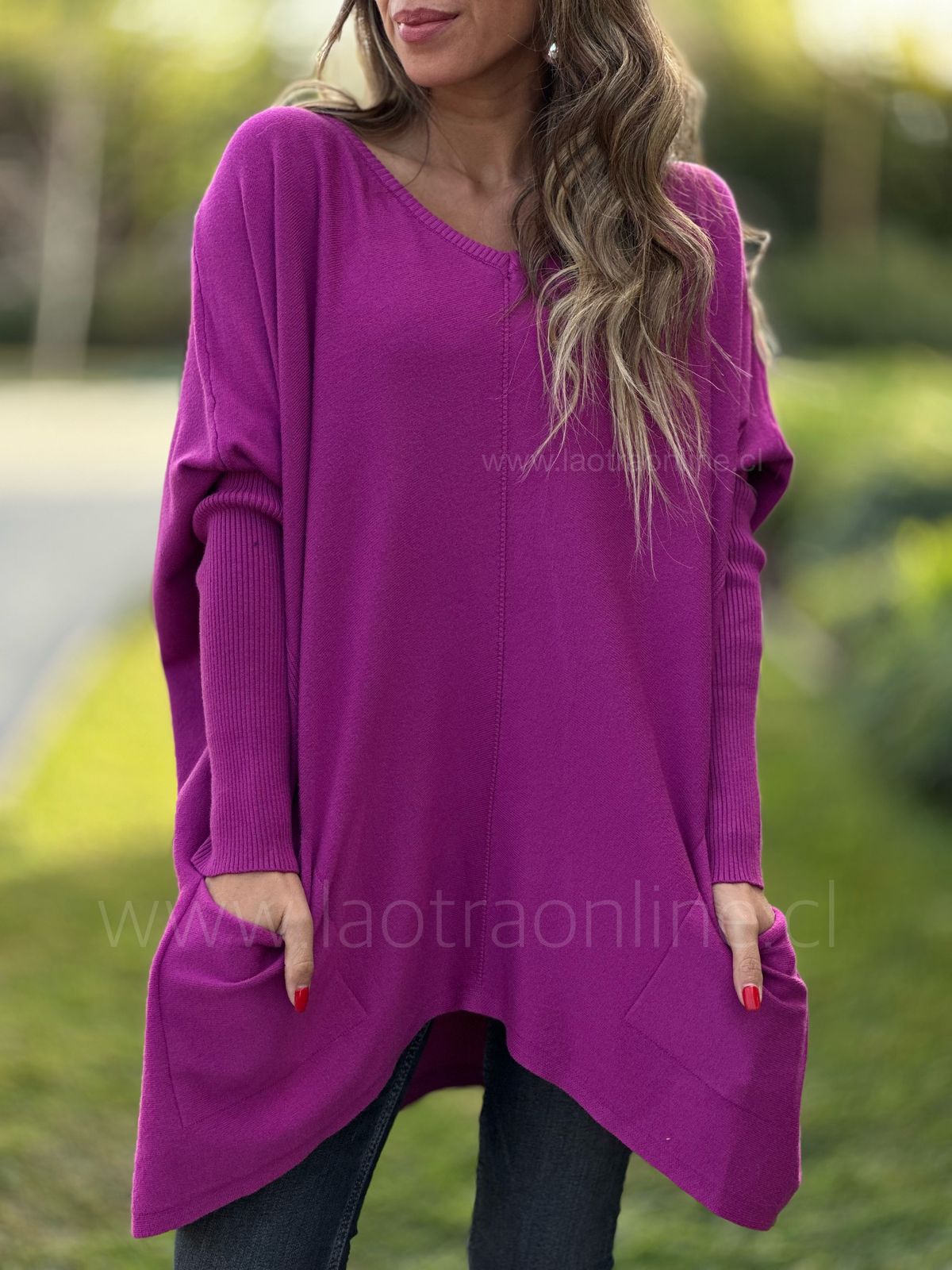 Oversize Barranquilla magenta