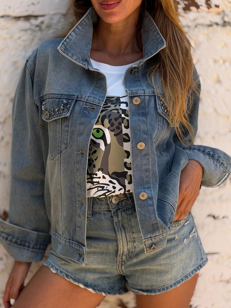 Chaqueta Habana azul claro