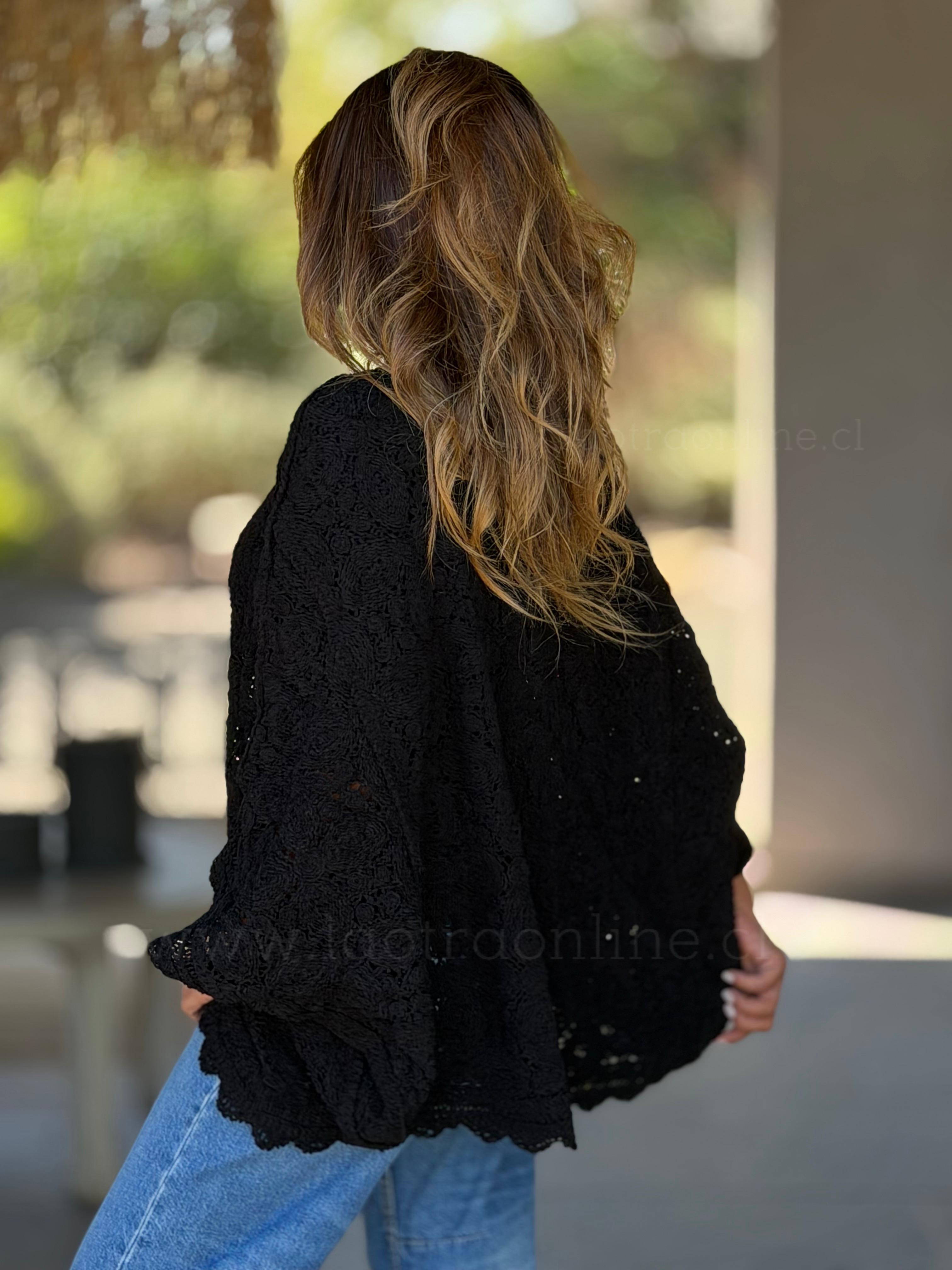 Chaleco tejido Sol negro