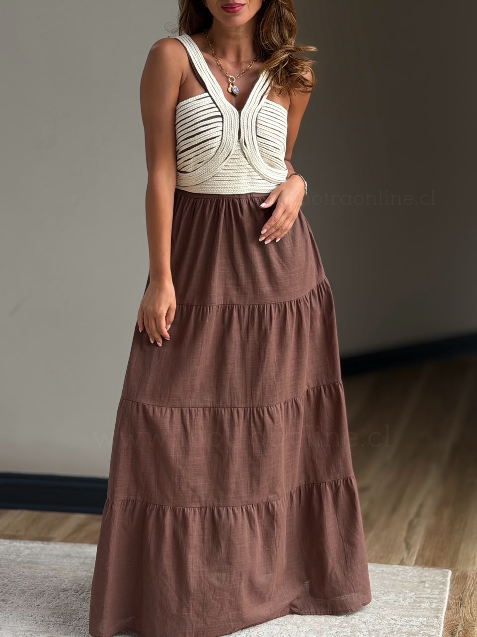 Vestido Jamaica marrón