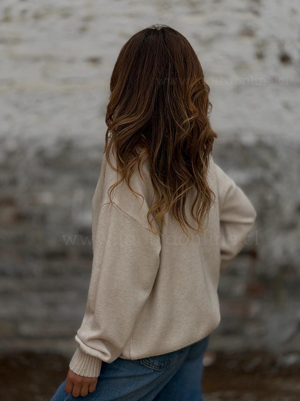 Sweater Milán crema