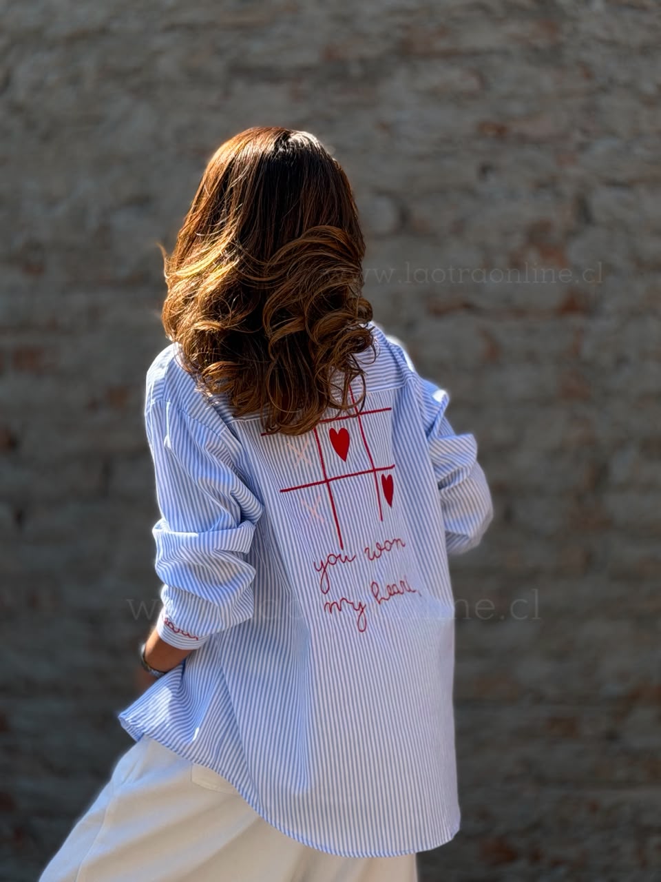 Blusa Amor celeste