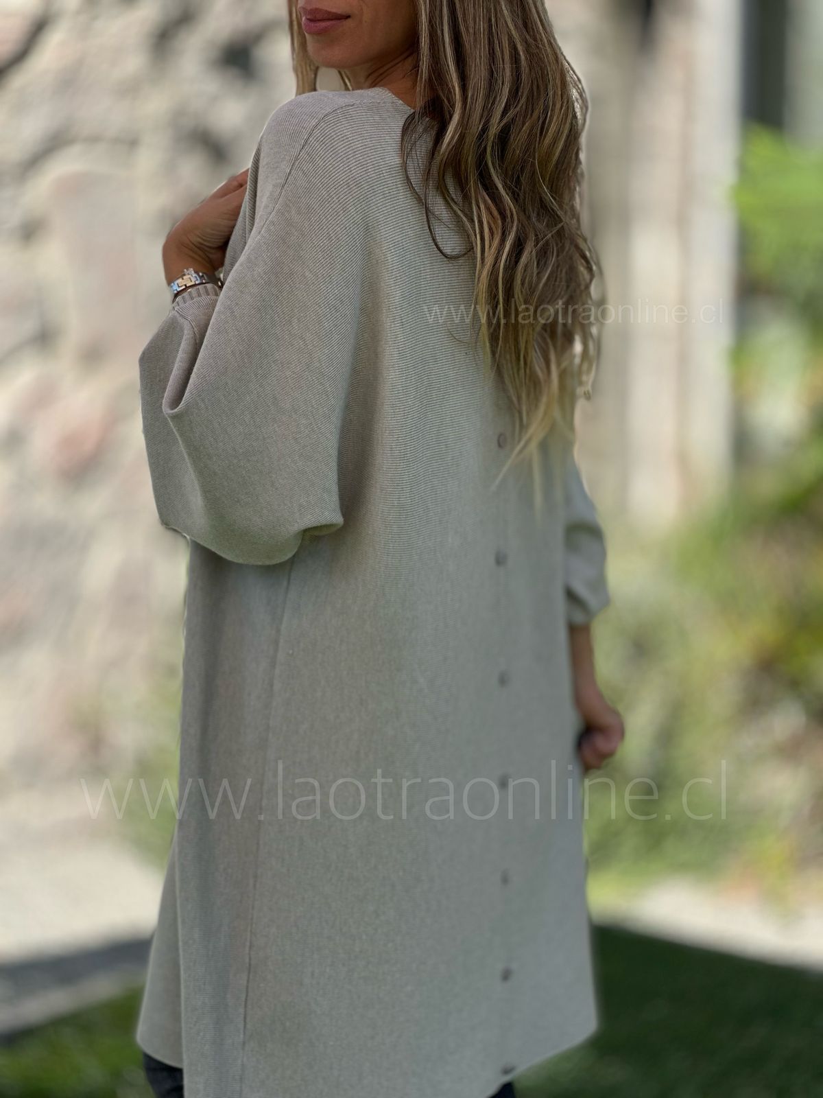 Sweater/vestido Bombay taupe