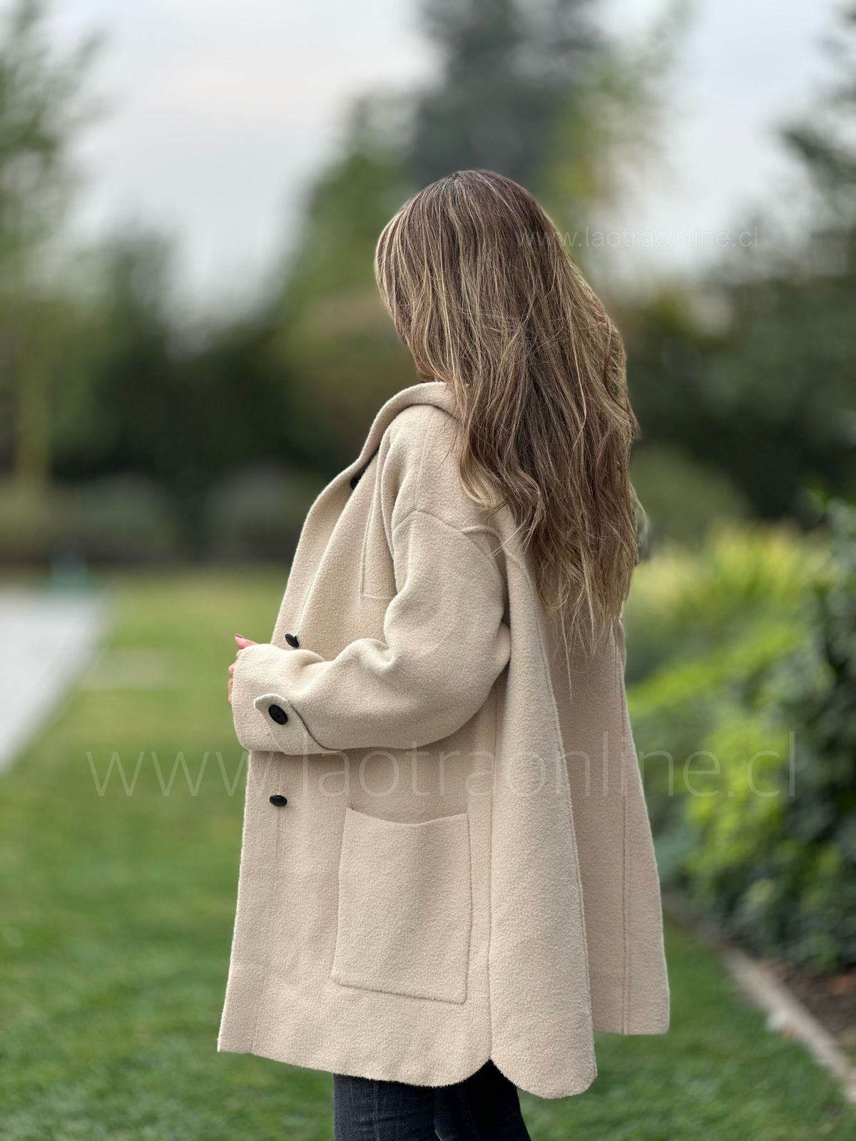 Abrigo Montgomery Julieta crema